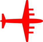 Plane silhouette